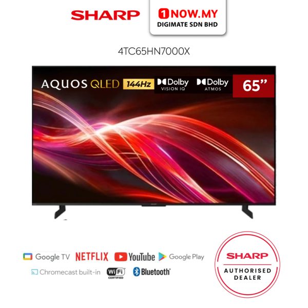 SHARP 65" HN7000 AQUOS TRU QLED 4K 144Hz Google TV 4TC65HN7000X