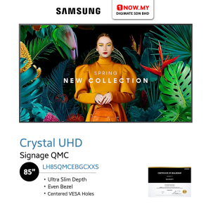 SAMSUNG 85" Crystal UHD Signage QMC LH85QMCEBGCXXS (Pre Order)