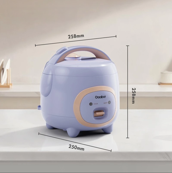 GAABOR 2.5L Mini Mechanical Rice Cooker Multi Fast Cooking Non-Stick RC-25M01A - Image 6