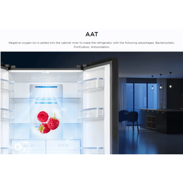 TCL 505L 4-Door Twin Inverter Refrigerator Glass White TR-C505AGWP | AAT Sterilization - Image 5
