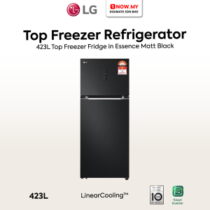 LG 423L Inverter TMF Fridge GN-B392PQBK | Matt Black Finish 5 Star Energy Efficient