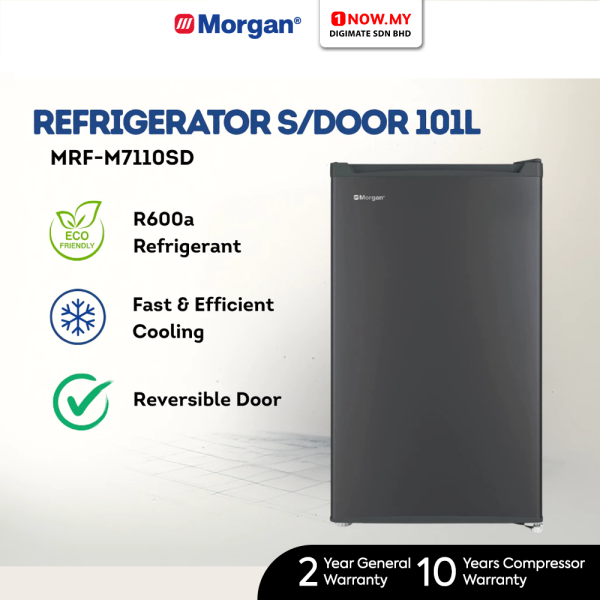 MORGAN 101L Single Door Refrigerator MRF-M7110SD | 3 Star Energy Efficient