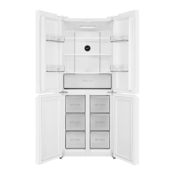 TCL 505L 4-Door Twin Inverter Refrigerator Glass White TR-C505AGWP | AAT Sterilization - Image 2