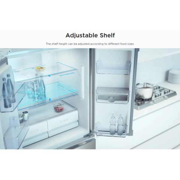 TCL 505L 4-Door Twin Inverter Refrigerator Glass White TR-C505AGWP | AAT Sterilization - Image 6