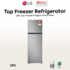 LG 287L Inverter Top Freezer Fridge in Prime Silver GN-B262PFSF | 5 Star Energy Efficient