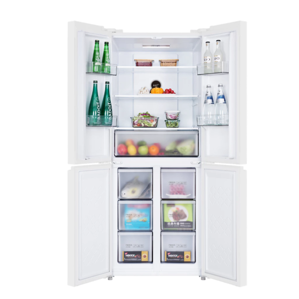 TCL 505L 4-Door Twin Inverter Refrigerator Glass White TR-C505AGWP | AAT Sterilization - Image 3