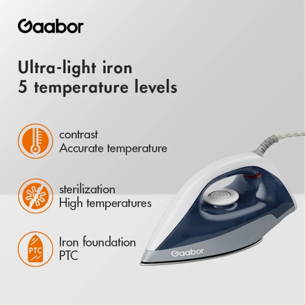 GAABOR Dry Iron Ultra Light 1200W HM-M02A - Image 3
