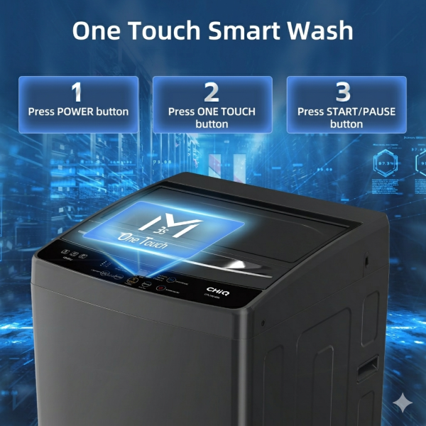 CHiQ 7kg Top Load Washer CTL70-500 | 4 Star Efficient - Image 5