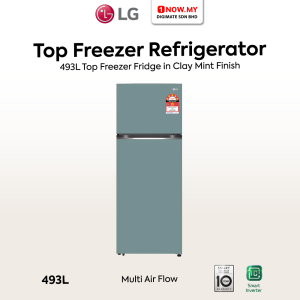 LG 493L Smart Inverter TMF Refrigerator GN-B452PMFK (Clay MinT) | 5 Star Energy Efficient
