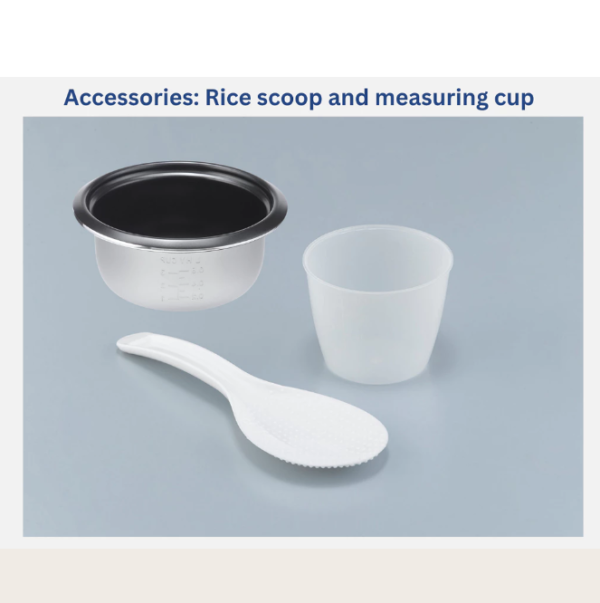 MORGAN 0.6L Electric Rice Cooker MRC-TC06NS - Image 5