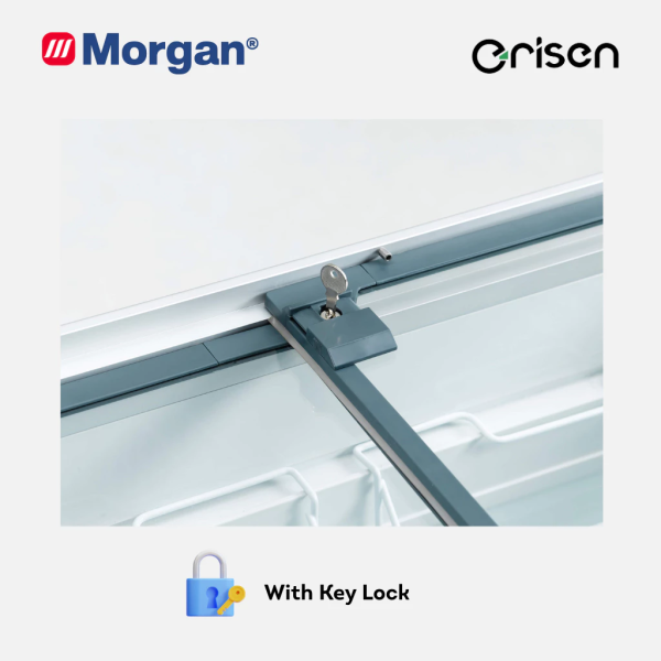 MORGAN 256L Glass Door Chest Freezer MCF-G256L | Durable High Energy Efficiency - Image 4