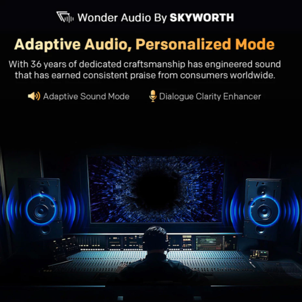 SKYWORTH 60" SUE7900 4K UHD Eye Care Google TV 120Hz 60SUE7900 - Image 8
