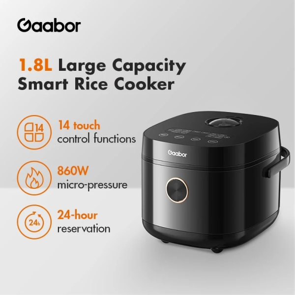 GAABOR 5L Digital Rice Cooker RC18T-BK01A | 4 Star Energy Efficient - Image 6