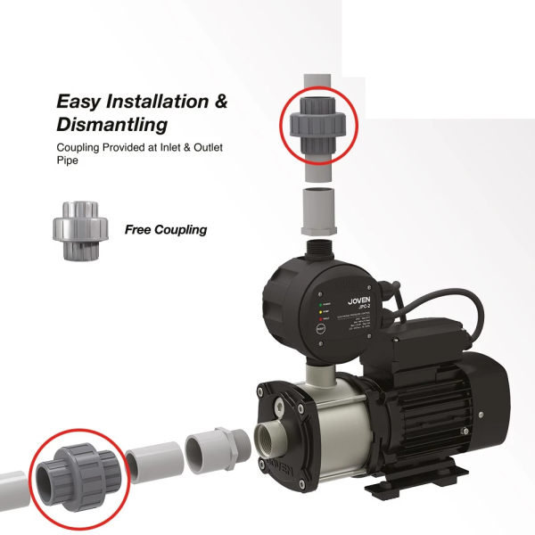 JOVEN 0.5HP Water Pump Powerful Pressure JHP 2-30 - Image 6