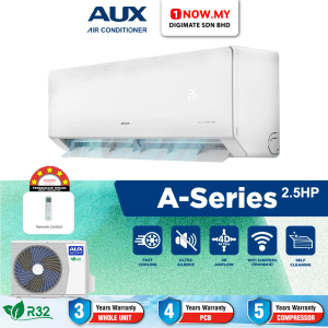 AUX 2.5HP A-Series Inverter Air Conditioner ASW-24MAR3DI | 5 Star Energy Efficient