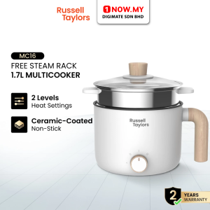 RUSSELL TAYLORS 1.7L Multi Cooker Ceramic Non Stick MC16