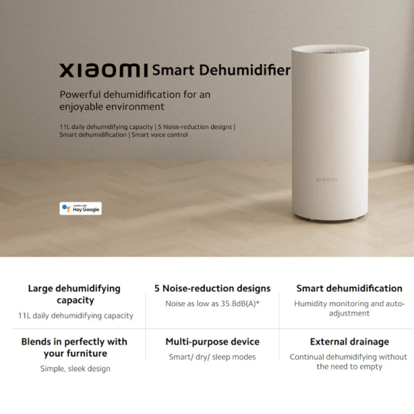 XIAOMI Smart Dehumidifier 5 Noise-Reduction BHR5864HK - Image 10