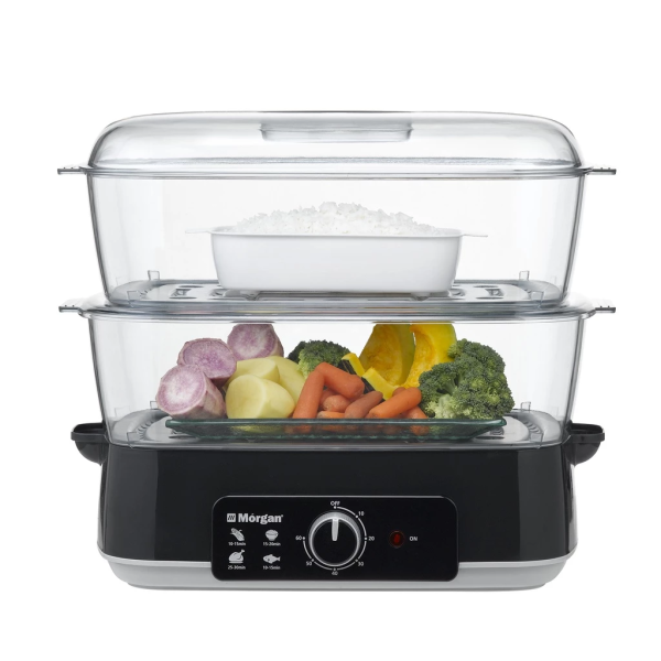 MORGAN 30L Food Steamer MFS-29 | Jumbo Nutristeam 2 Steam Zones - Image 5