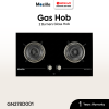 MOZIILA 2 Burners Glass Gas Hob 4.8kW GN278D001
