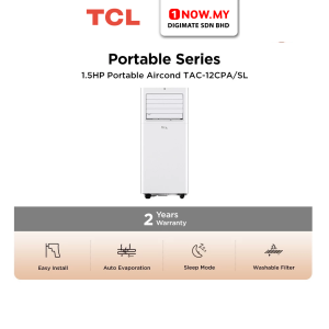 TCL 1.5HP Portable Air Conditioner TAC-12CPA/SL