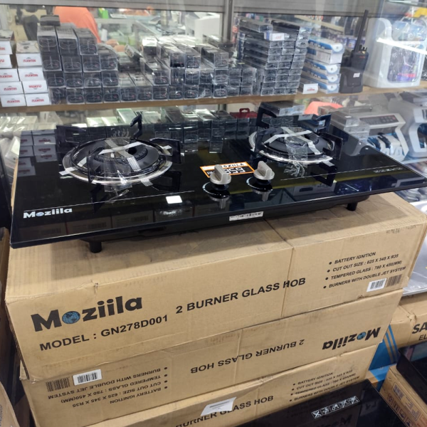 MOZIILA 2 Burners Built-In Glass Gas Hob 4.8kW GN278D001 - Image 4