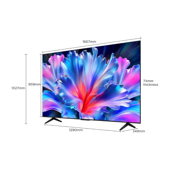 TCL 75" P6L 4K Smart Google TV 75P6L - Image 2