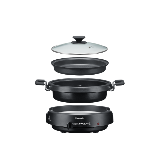 PANASONIC 2-in-1 Multifunctional Electric Hot Pot with Grill NF-MF701KSK - Image 3