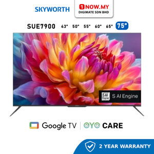 SKYWORTH 75" SUE7900 4K UHD Eye Care Google TV 120Hz 75SUE7900