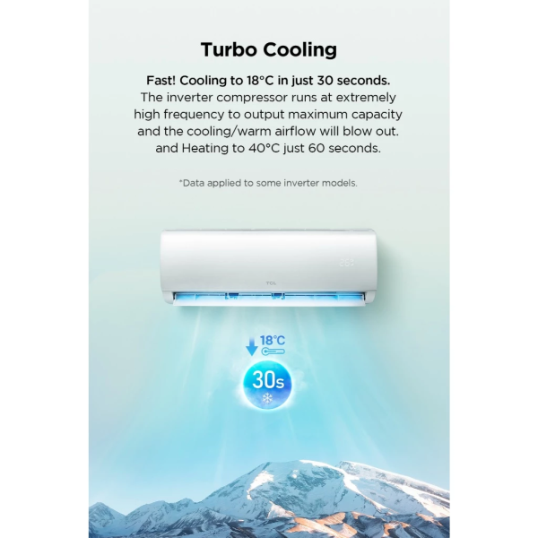 TCL 1HP Inverter Air Conditioner Elite TAC-10CSD/KCI | 4 Star Energy Efficient - Image 5