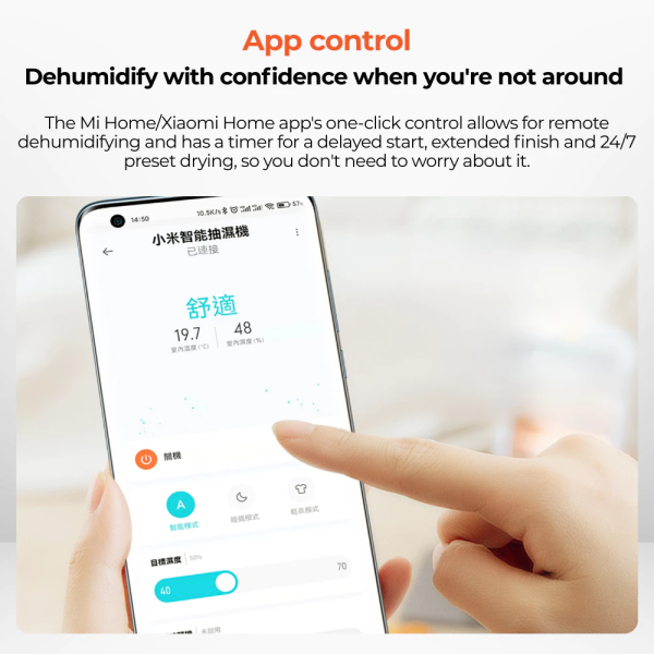XIAOMI Smart Dehumidifier 5 Noise-Reduction BHR5864HK - Image 6