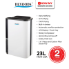 DEVOODS 23L Portable Dehumidifier MDH-23A