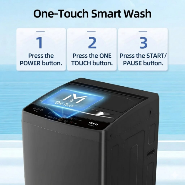 CHiQ 10kg Inverter Top Load Washer CTL100-600 | 5 Star Efficient - Image 5