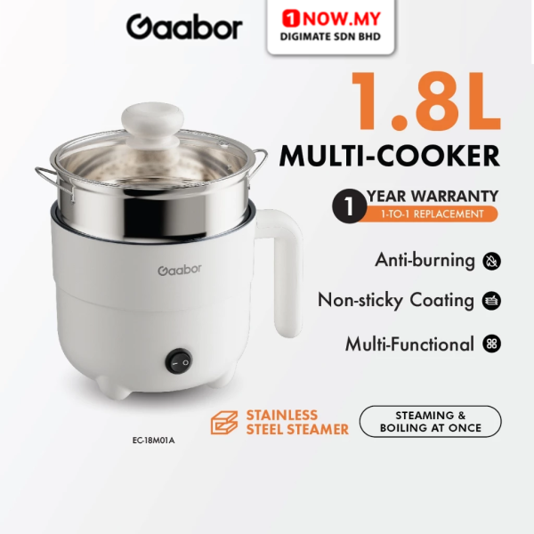 GAABOR 1.8L Multi Cooker Non-Stick EC-18M01A