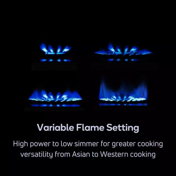 ZENNE 2 Burner Built-In Gas Hob (5.0kW) ZVH202-GB - Image 5