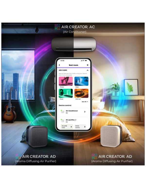 DAIKIN AIR CREATOR Aroma Diffusing Air Purifier MCMH55AVMMW - Image 4