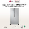 LG 508L Inverter Side-By-Side Fridge GC-B507PQAM | Linear Cooling Silver