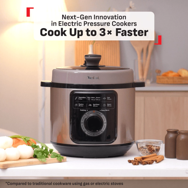 TEFAL 6L Effi Cook Presure Cooker CY2116Y0 - Image 3