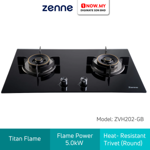 ZENNE 2 Burner Hob Cooker ZVH202-GB