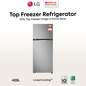 LG 423L Inverter Top Freezer Refrigerator GN-B392PFFK | 5 Star Energy Efficent