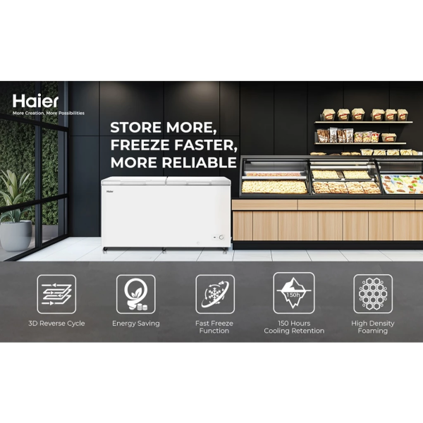 HAIER 518L Chest Freezer HCF-565M | Fast Freeze - Image 2