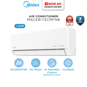 MIDEA 1.5HP Inverter Air Conditioner Celest Pro MSCEB-13CRFN8 | 5 Star Energy Efficient