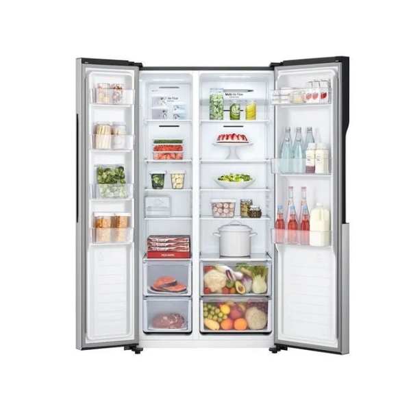 LG 508L Inverter Side-By-Side Fridge GC-B507PQAM | Linear Cooling Silver - Image 3