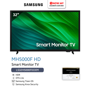 SAMSUNG 32" MH5000F HD Smart Monitor TV ​​​​​​​LS32H5000FKXXM