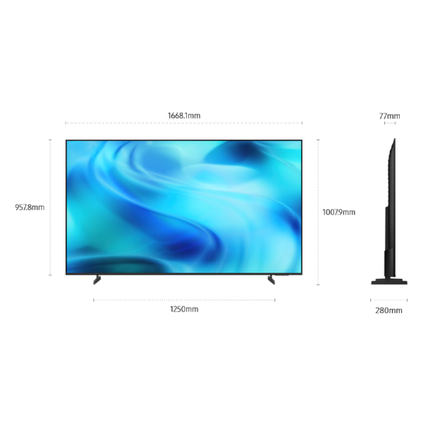 SAMSUNG 75" U8000H Crystal 4K UHD Vision AI Smart TV UA75U8000H - Image 2