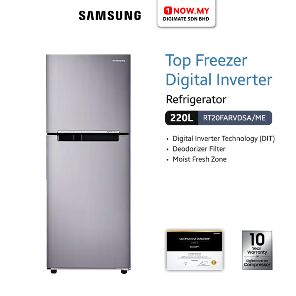 SAMSUNG 220L Inverter Top Mount Freezer Refrigerator RT20FARVDSA | Deodorizer Filter