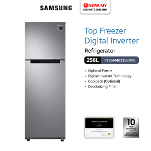SAMSUNG 256L Inverter TMF Refrigerator SpaceMax RT25M4033S8