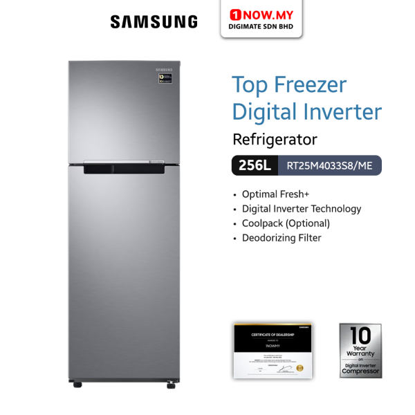 SAMSUNG 256L Inverter TMF Refrigerator SpaceMax RT25M4033S8