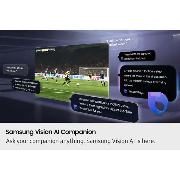 SAMSUNG 55" U8000H Crystal 4K UHD Vision AI Smart TV UA55U8000H - Image 3