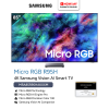 SAMSUNG 85" Micro RGB R95H 4K Vision AI Smart TV MRA85R95HAKXXM | RM1300 TNG Credit (Pre Order)
