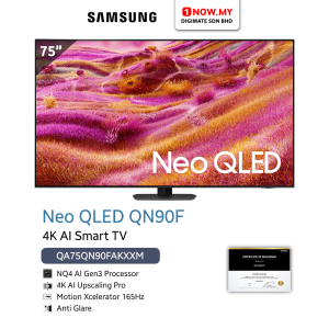 SAMSUNG 75" Neo QLED QN90F 4K Vision AI Smart TV QA75QN90FAKXXM | Up To 165Hz (Pre Order)
